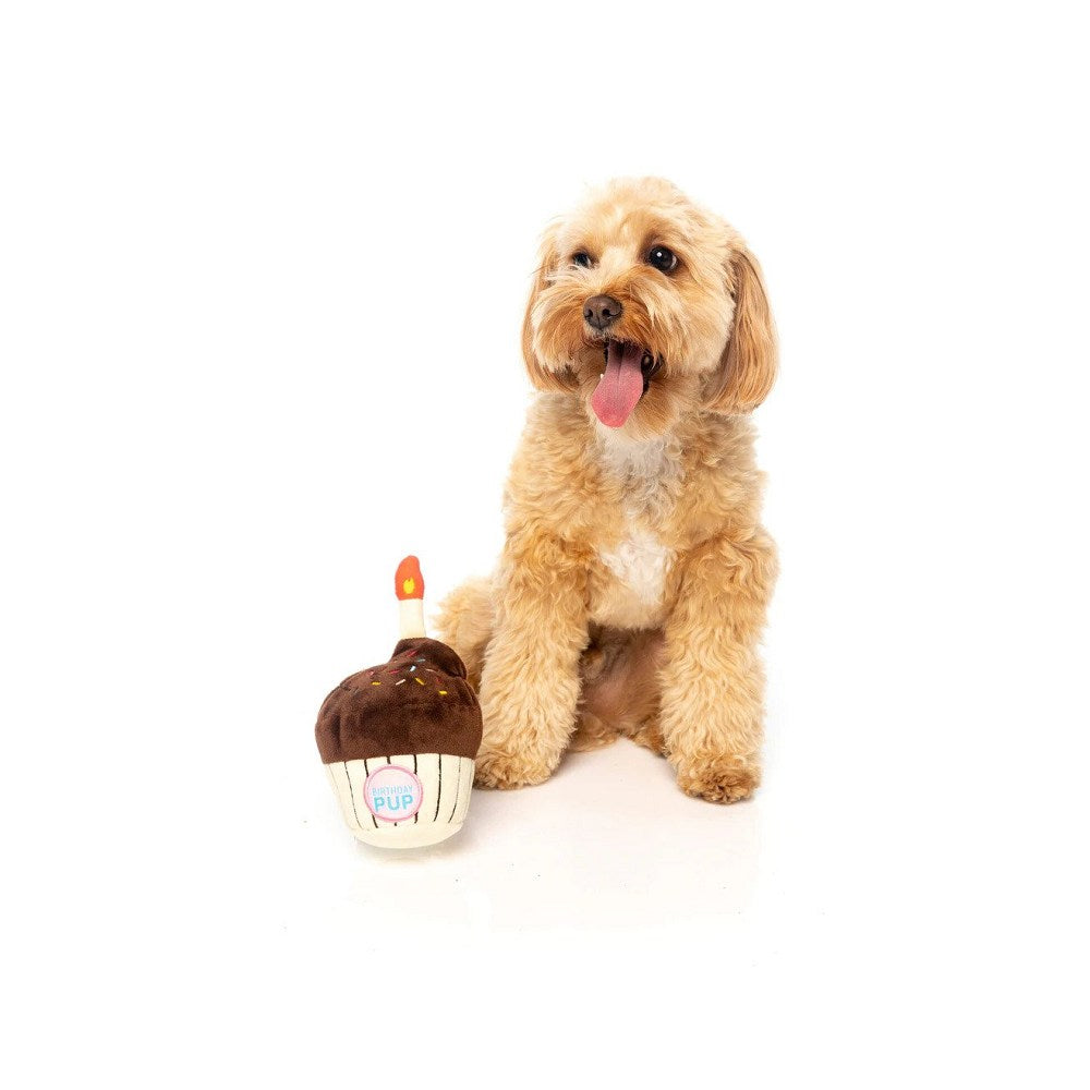 Birthday Cake Dog Plush Toy