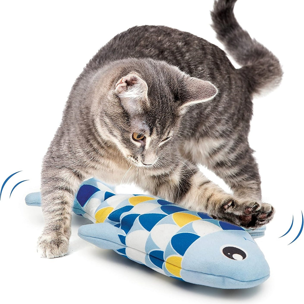 Groovy Fish Cat Toy With Catnip
