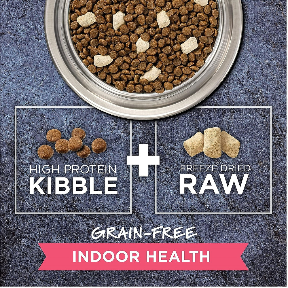 Raw Boost Indoor Health Grain Free Kibble Cat Dry Food - Chicken