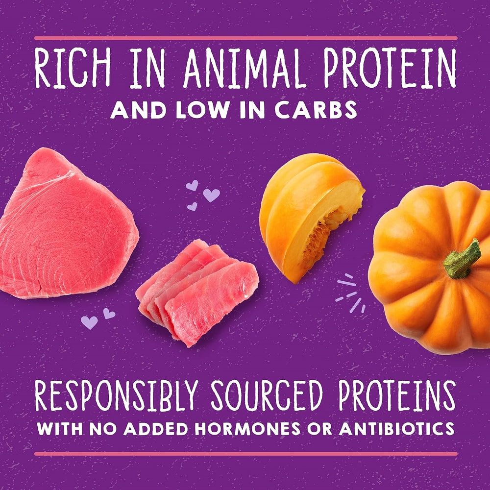 Carnivore Cravings  Adult Tuna + Pumpkin 100% Complete Balance Diet Recipe Wet Cat Can