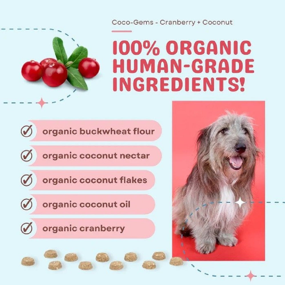 Coco-Gems Cranberry & Coconut Dog Training Treats