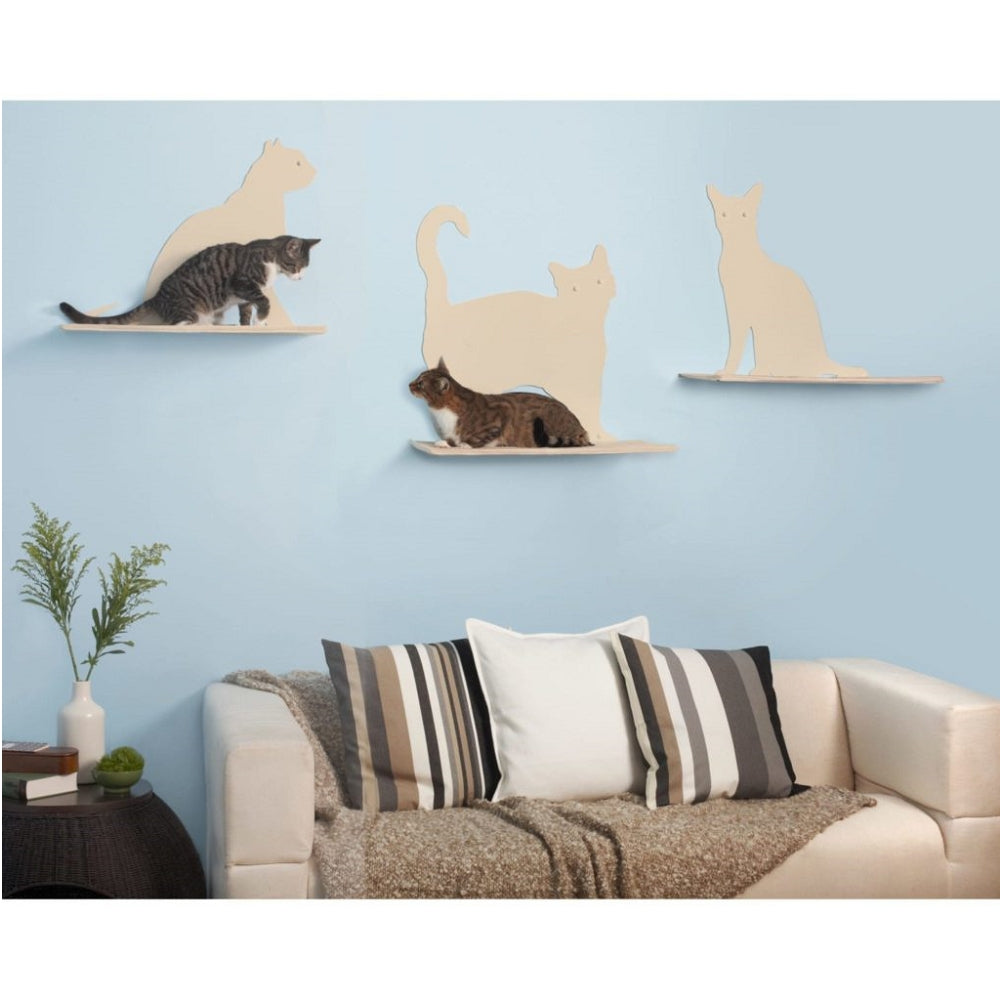Cat Silhouette Cat Shelf