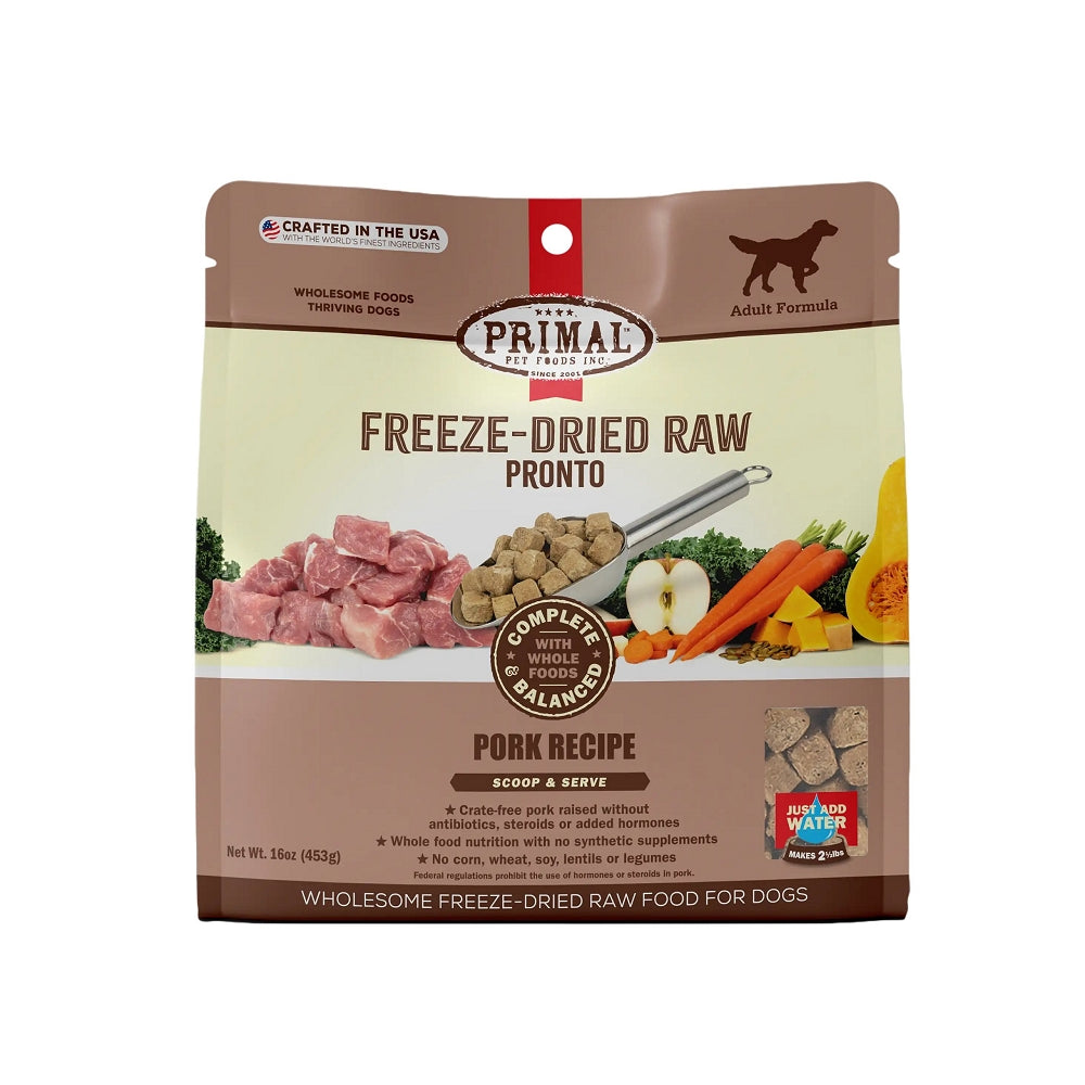 Freeze Dried Pork Pronto Dog Food