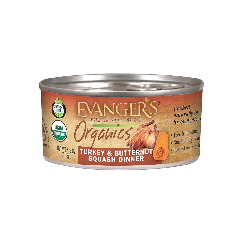 Organics - Turkey & Butternut Squash Dinner Cat Can