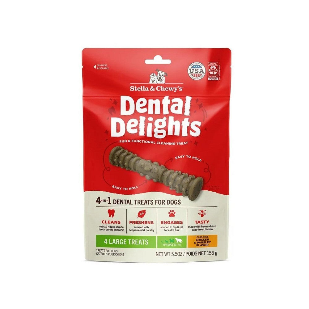 4 In 1 Dental Delights Stick for Dogs