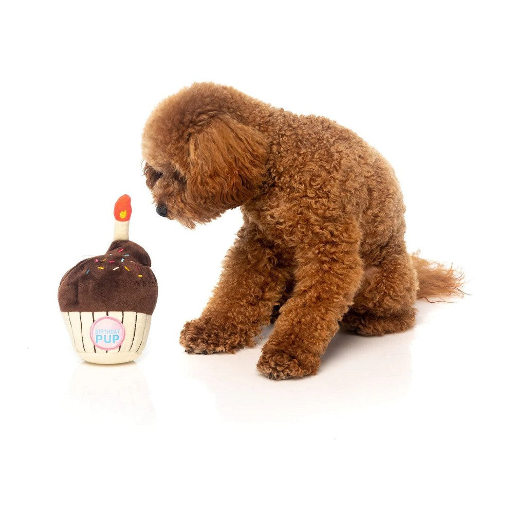 Birthday Cake Dog Plush Toy
