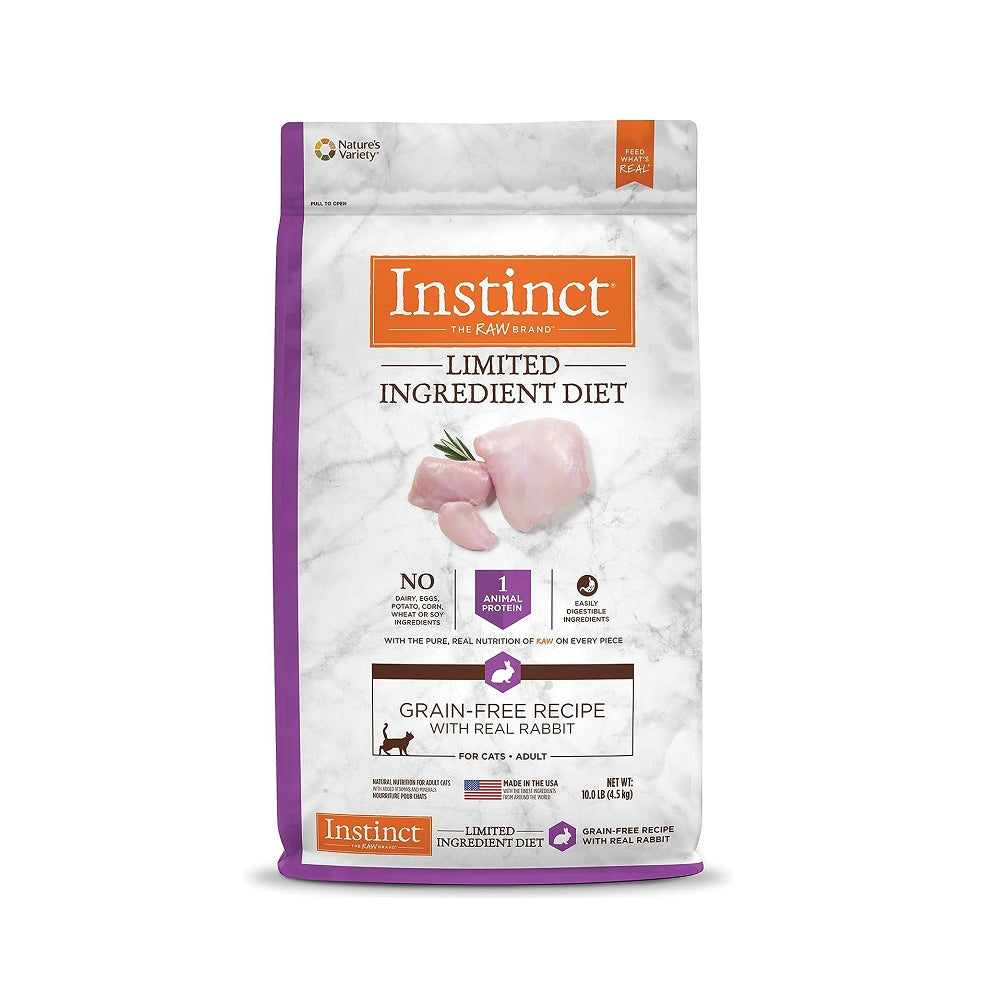 Limited Ingredient Diet Grain Free Kibble Cat Dry Food - Rabbit