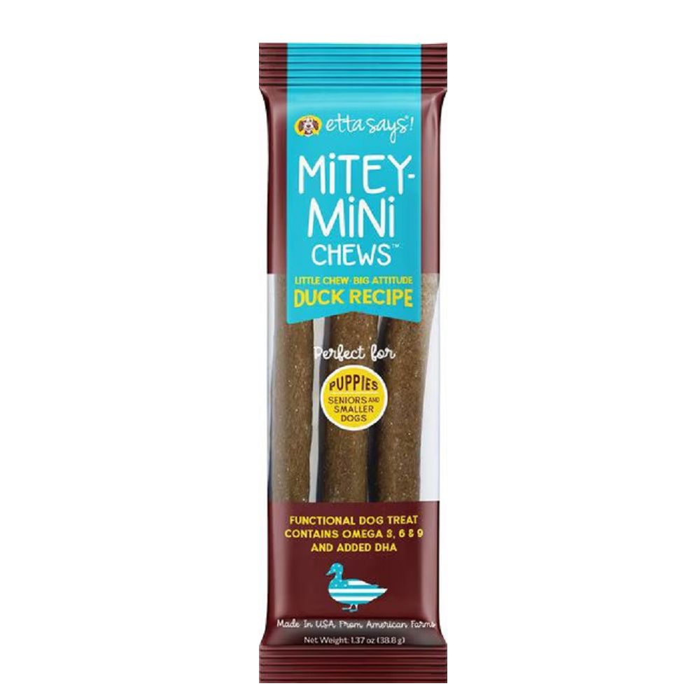 Mitey Mini Jerky Duck Dog Chew