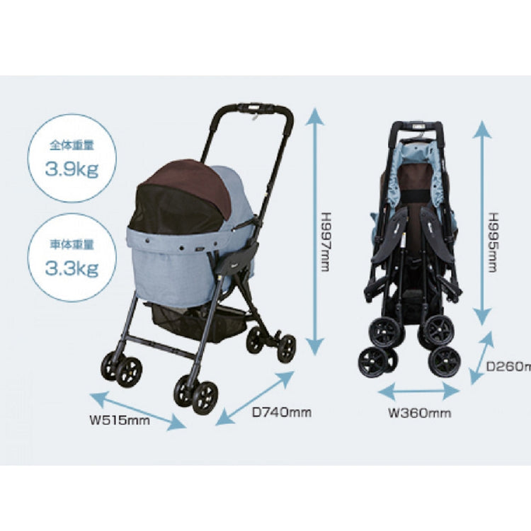 compet dog stroller Milimili Lite Pet Stroller