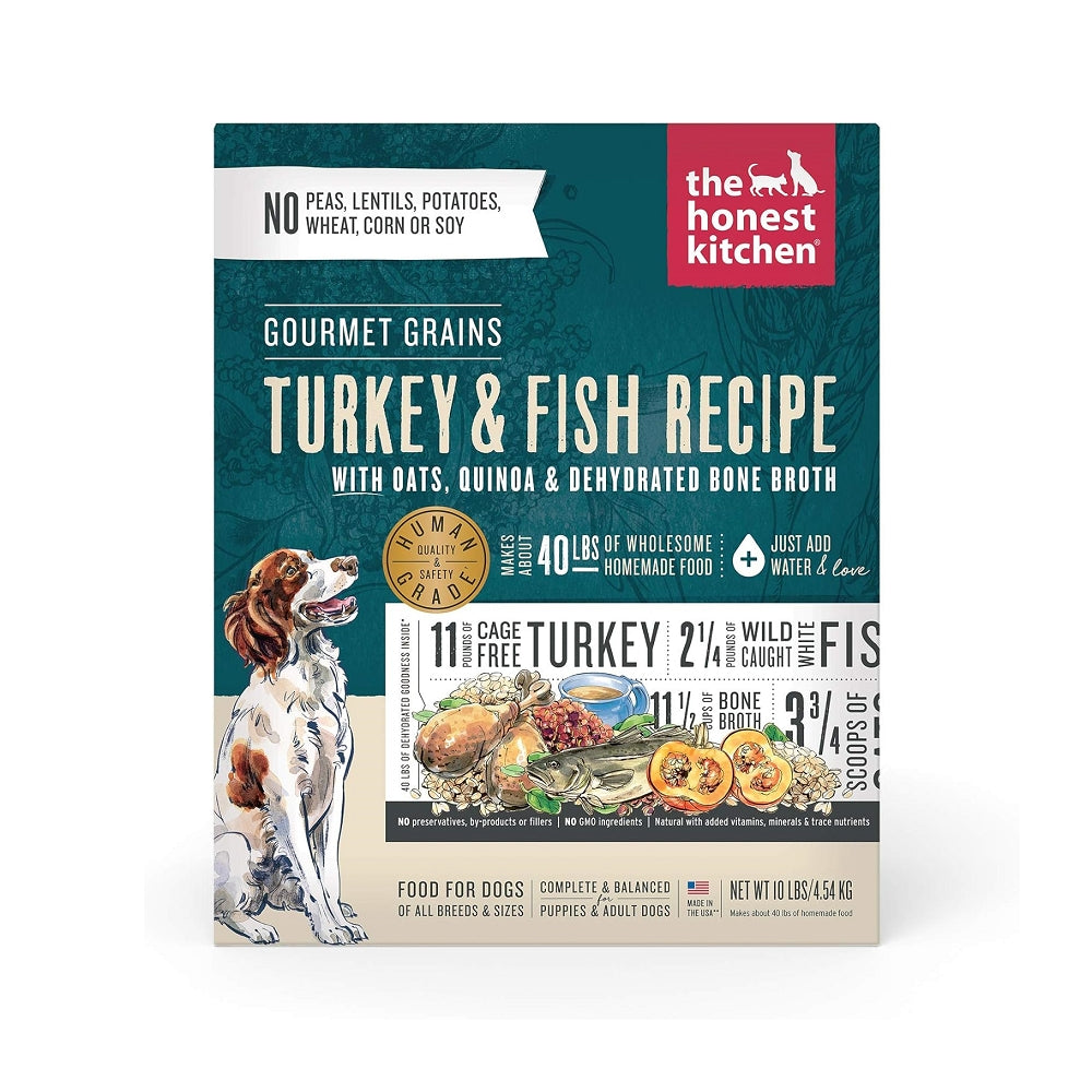 Gourmet Grain Turkey & Fish Complete Dehydrated Dog Food