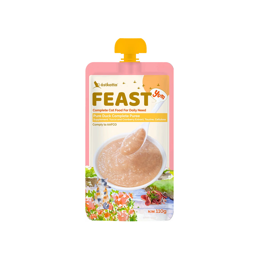 Feast Pure Duck Complete Puree Cat Pouch