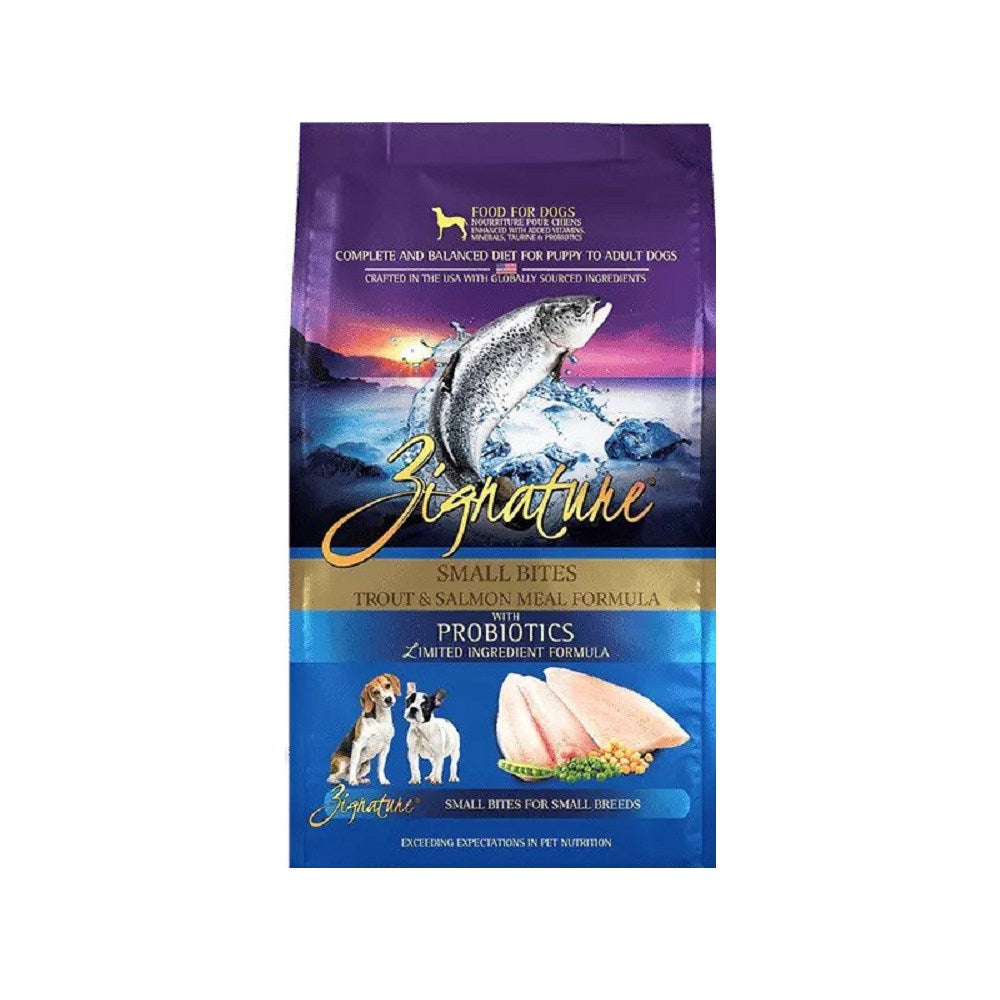 Limited Ingredient Trout & Salmon Small Bites Dog Dry Food