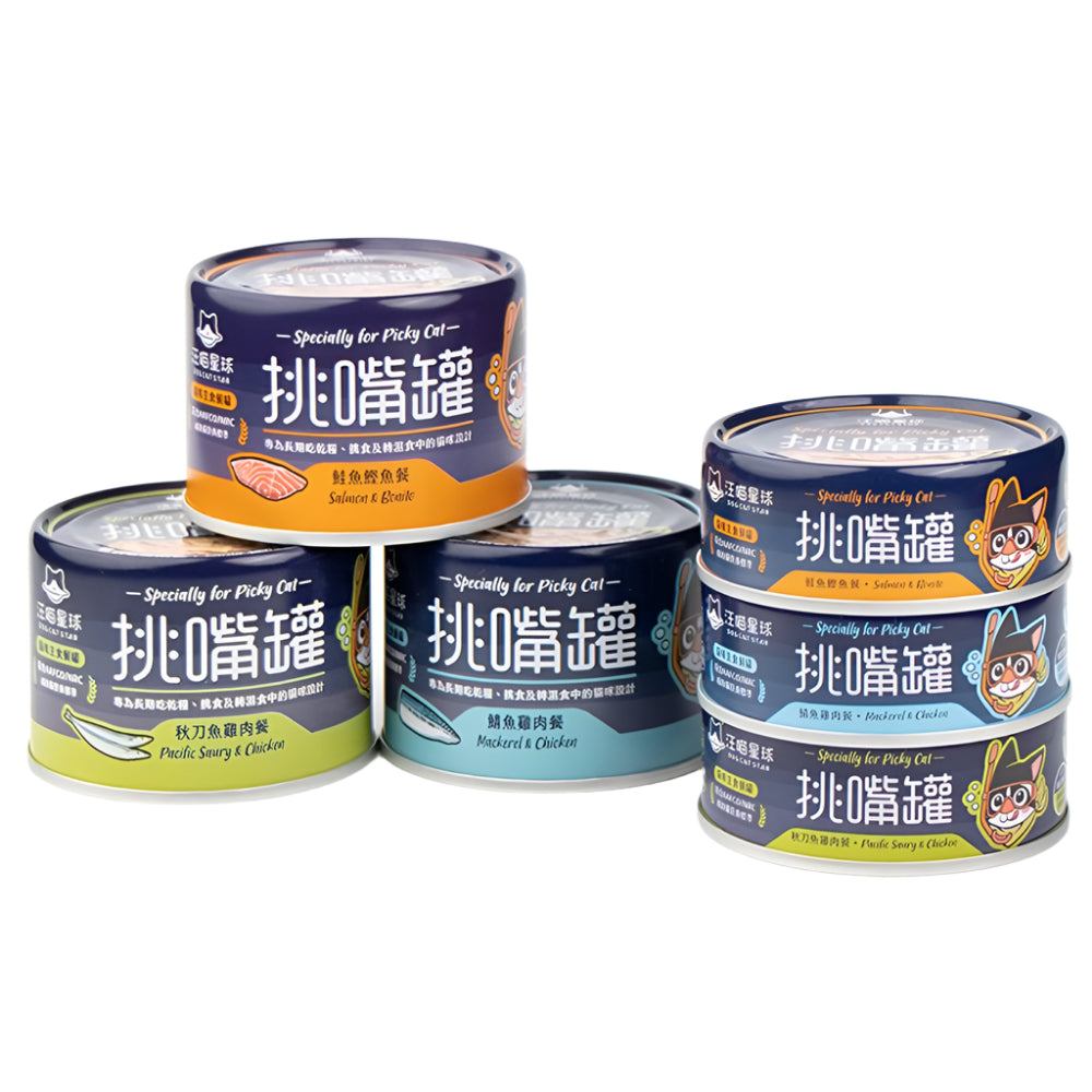 Specially for Picky Cat - Salmon & Bonito Complete Balanced Cat Can