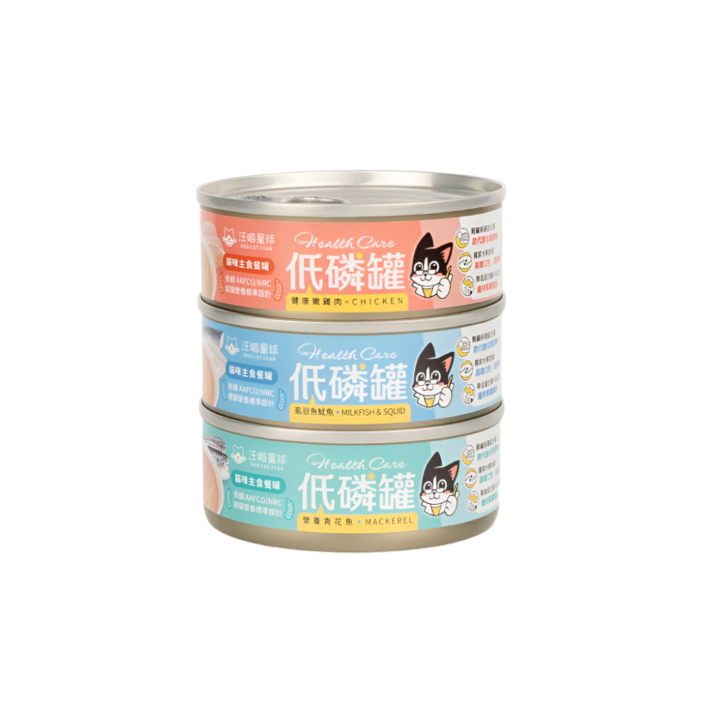 Health Care - Low Phosphorus Mackerel Complete Balanced Cat Can