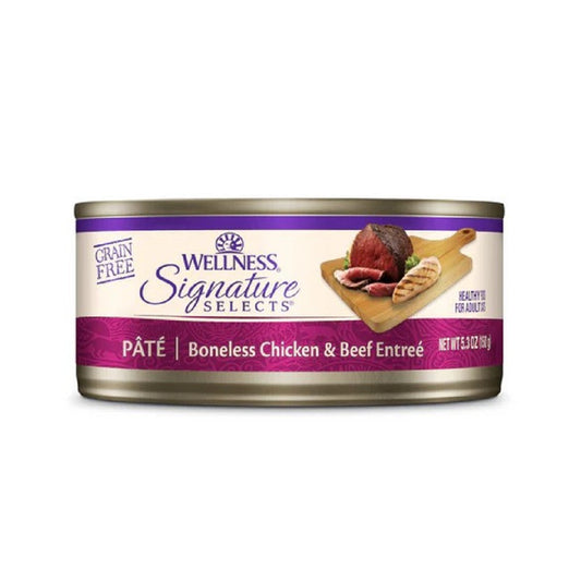 Signature Select Pate - Boneless Chicken & Beef Entree Cat Can