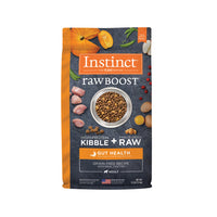 Raw Boost Gut Health Grain Free Kibble + Raw Adult Dog Dry Food - Chicken