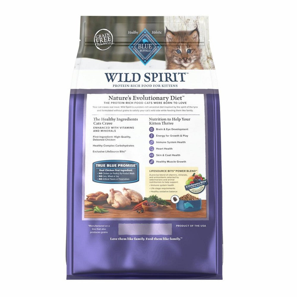 WILD Spirit Indoor Kitten Chicken Recipe Cat Dry Food