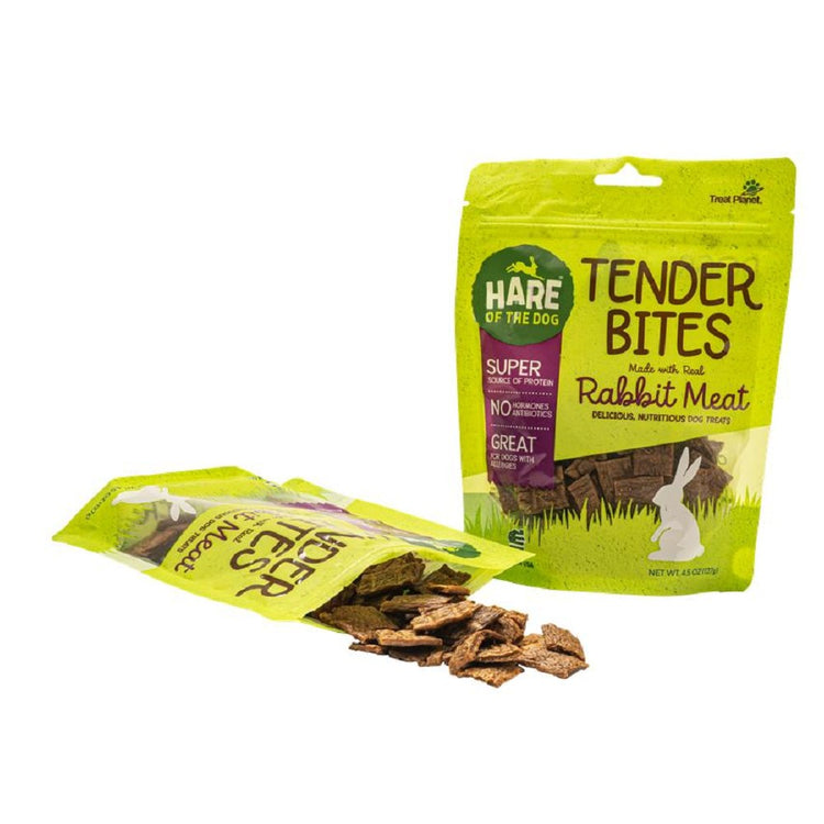 Fresh Bites Rabbit 100% Rabbit Tender Bites Dog Chew