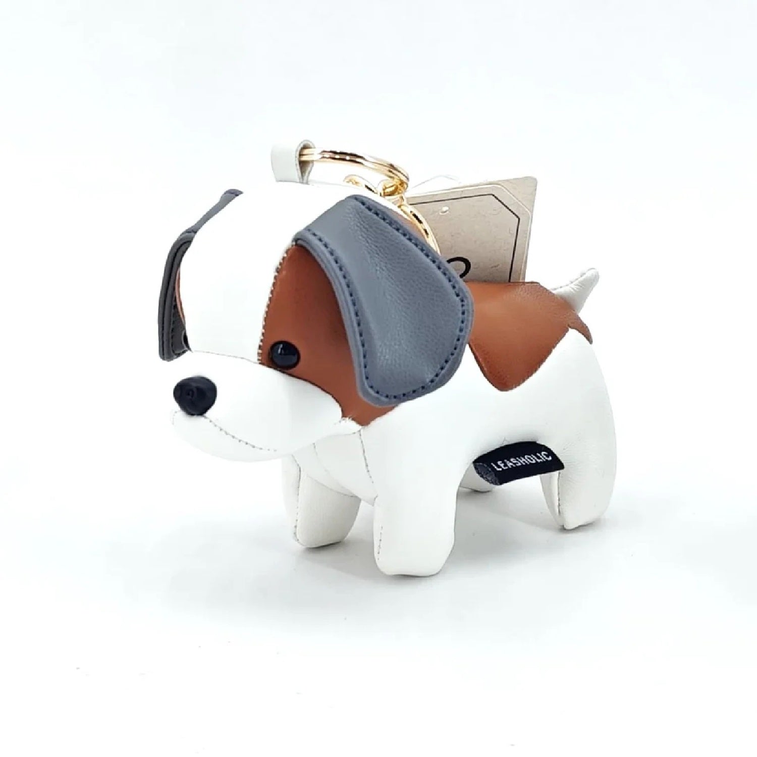 Beagle Leather Charm