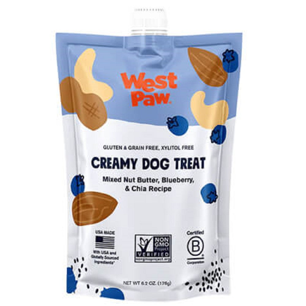 Nut Butter, Blueberry and Chia Dog Pouch
