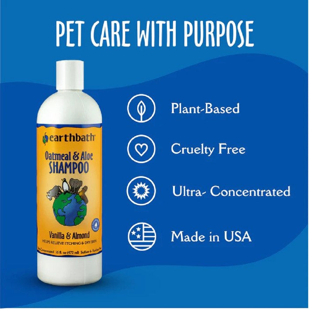 Oatmeal & Aloe Shampoo for Dogs & Cats