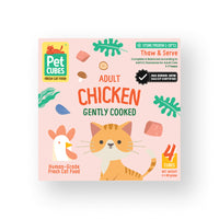 Frozen Fresh Human-Grade Gently Cooked Chicken Adult Cat Food