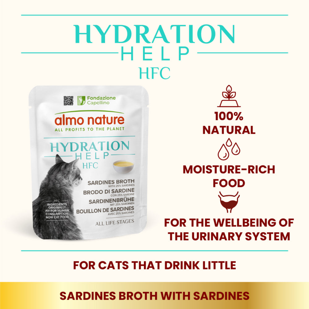 HFC Hydration Help Sardines Broth with Sardines Cat Food