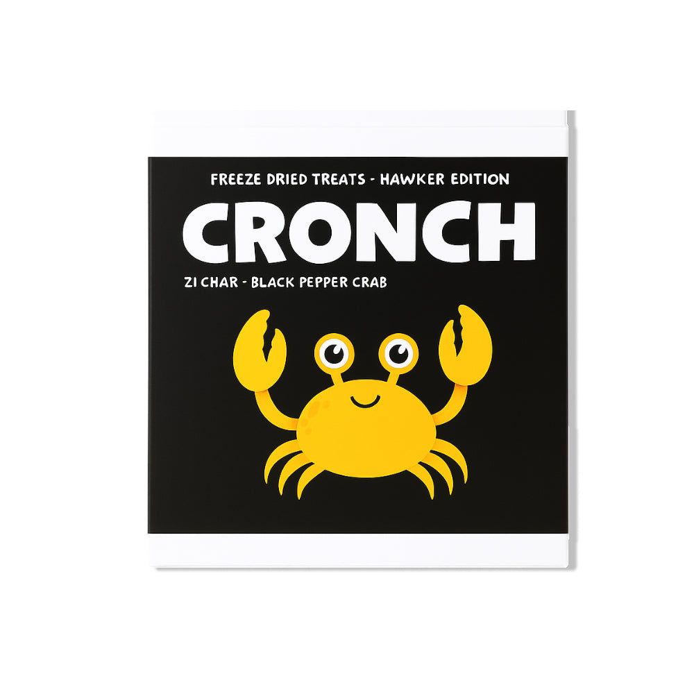 Black Pepper Crab Freeze Dried Treats for Dogs and Cats