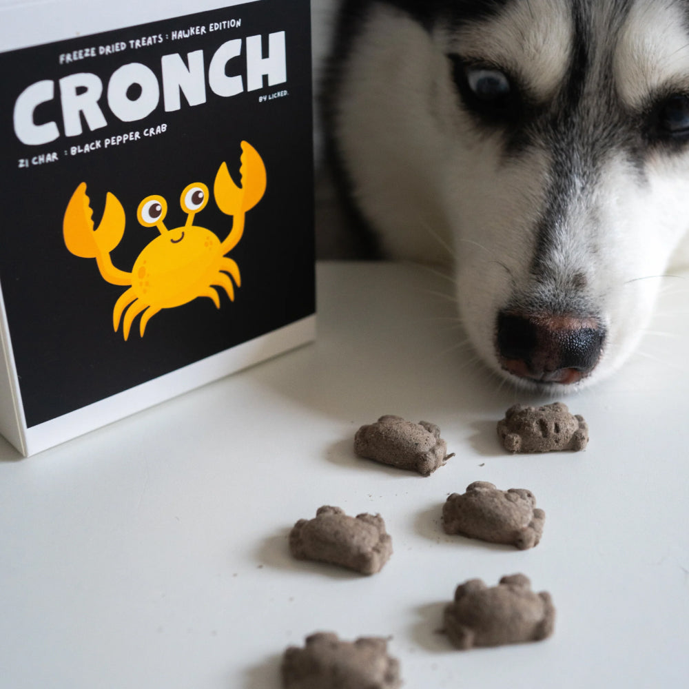 Black Pepper Crab Freeze Dried Treats for Dogs and Cats