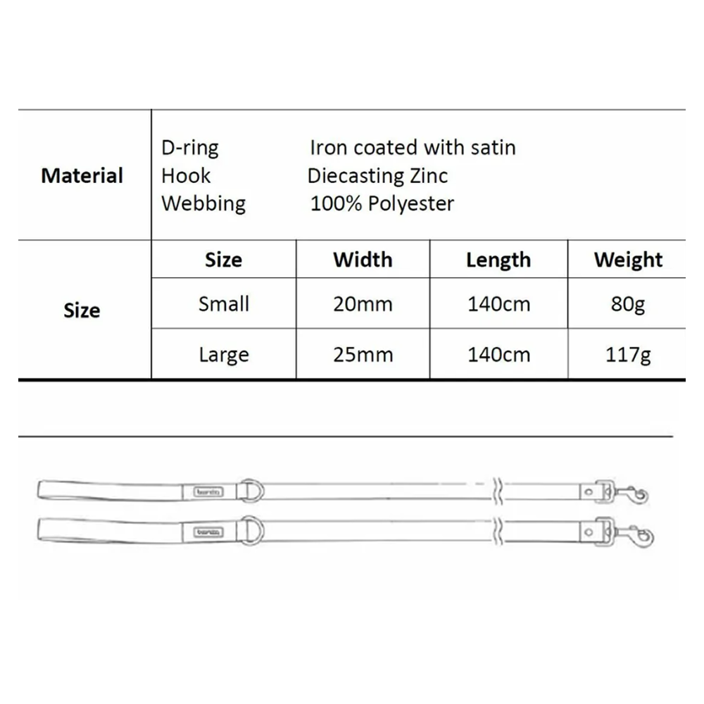 Original Dog Leash with Carabiner