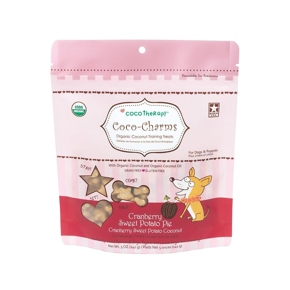 Coco - Charms Organic Training Dog Treats - Cranberry Sweet Potato