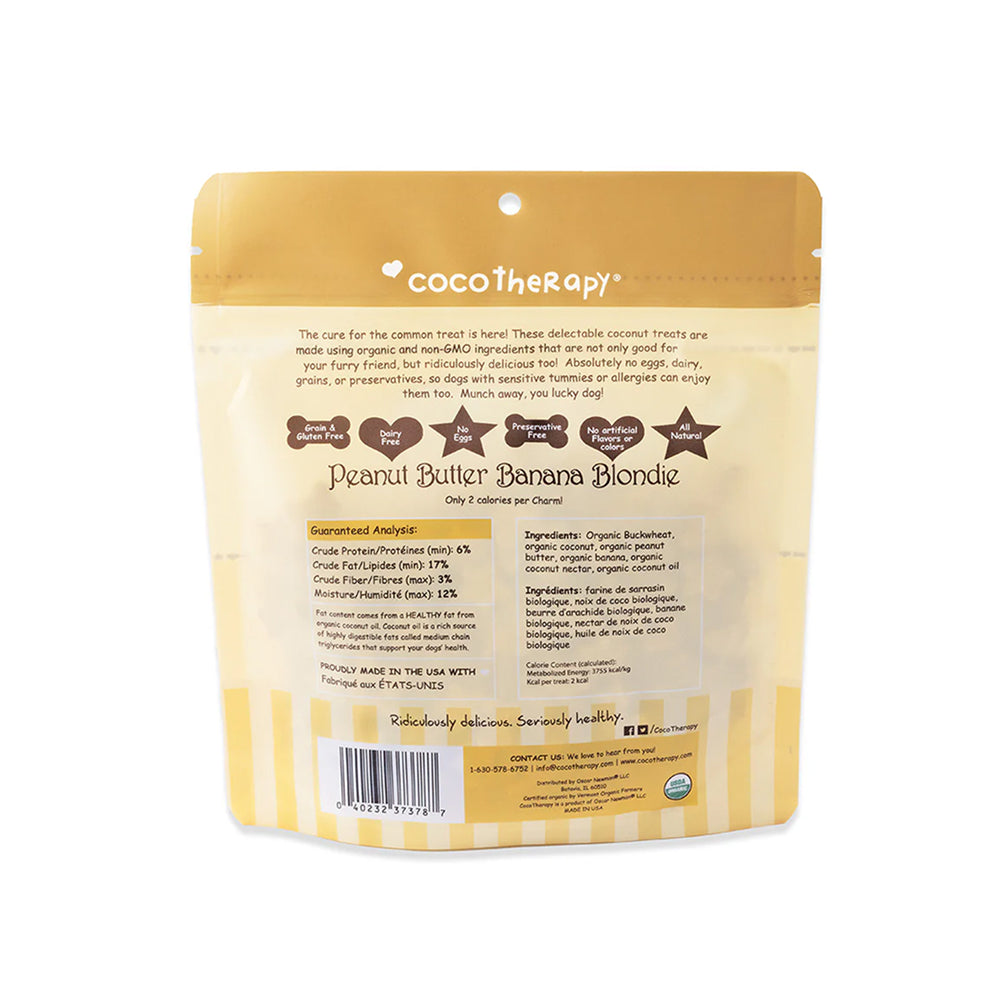 Coco - Charms Organic Training Dog Treats - Peanut Butter Banana