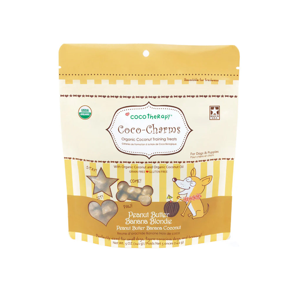 Coco - Charms Organic Training Dog Treats - Peanut Butter Banana
