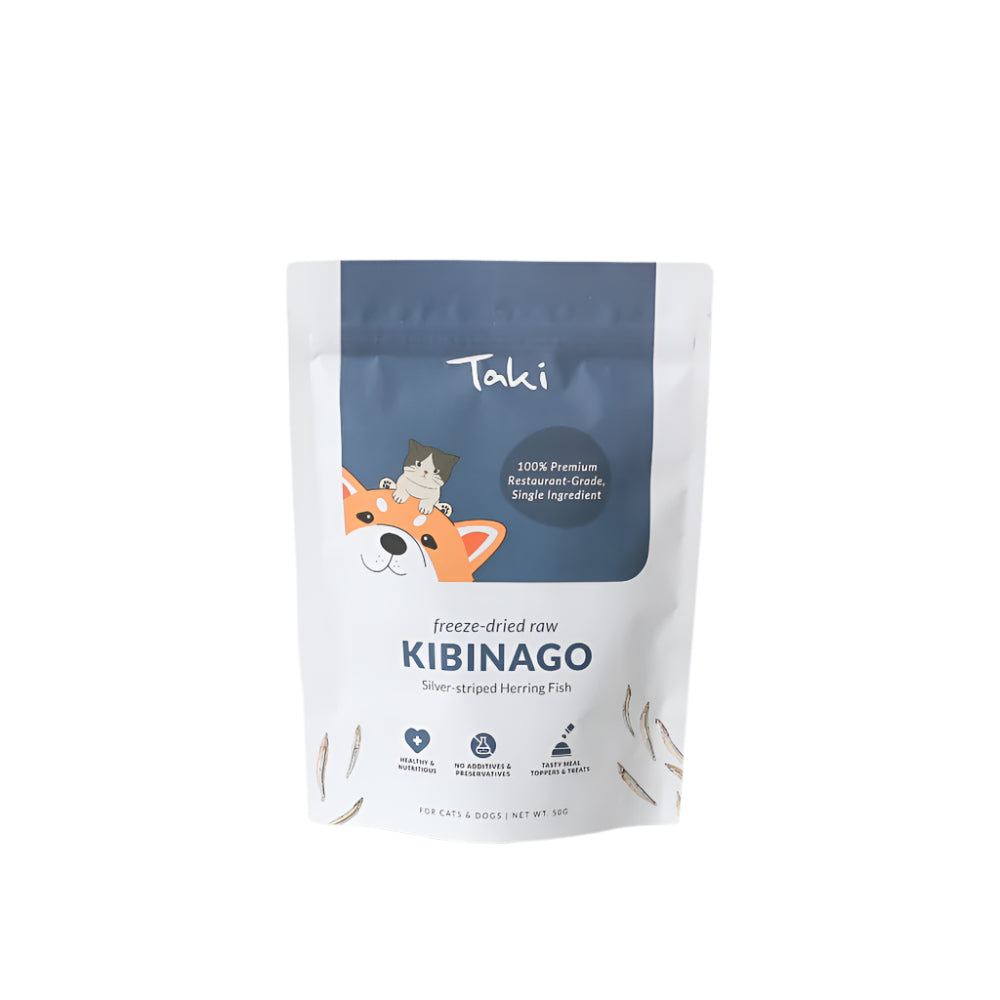 Freeze Dried Premium Kibinago Treats for Dogs and Cats