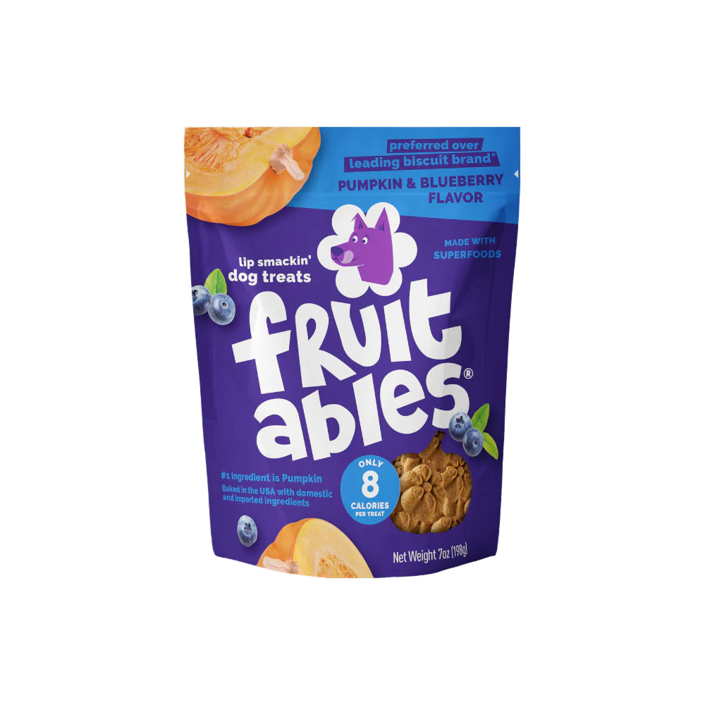 Crunchy Pumpkin & Blueberry Dog Cookies