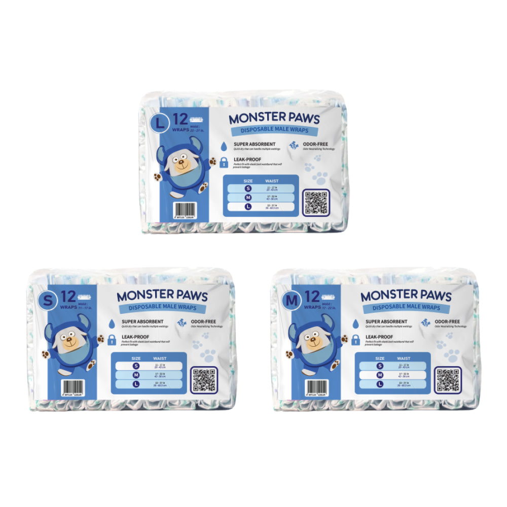 Disposable Manner Wear for Male Dogs