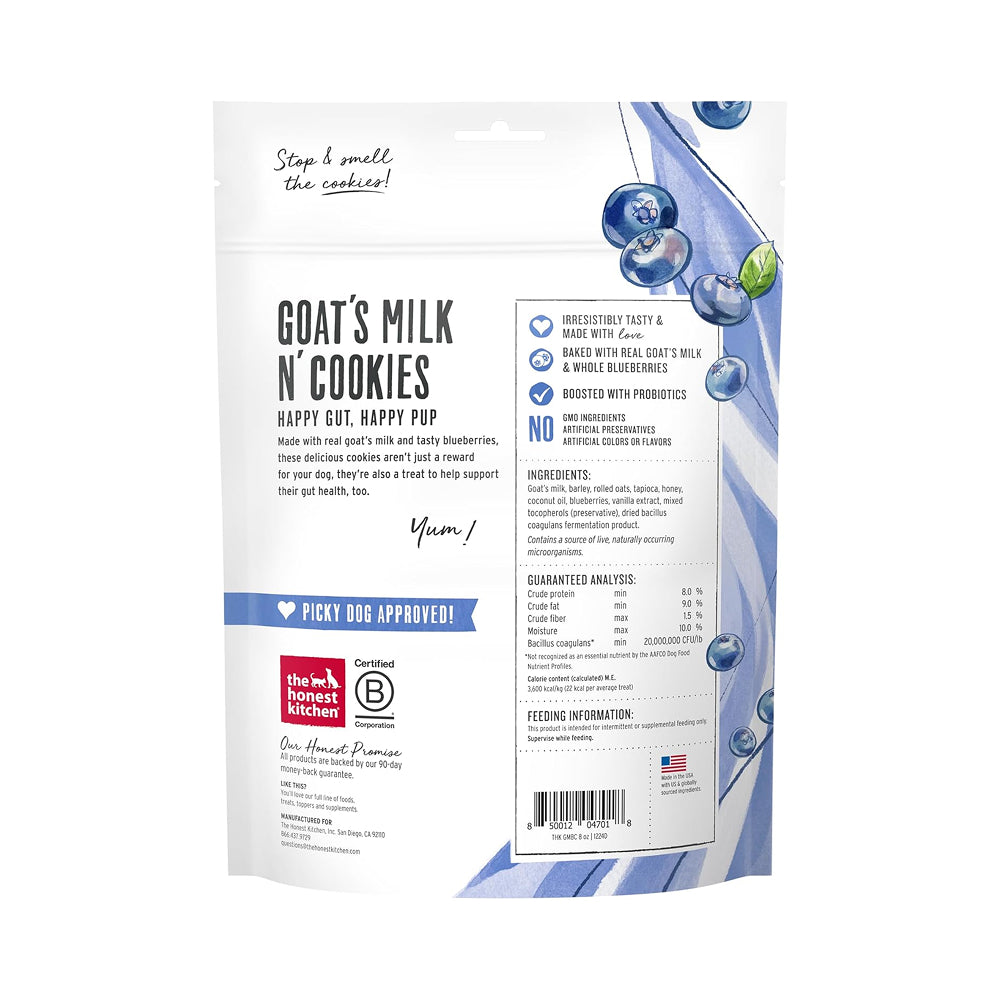 Goat Milk Cookie - Slow Baked With Blueberry & Vanilla Dog Treats
