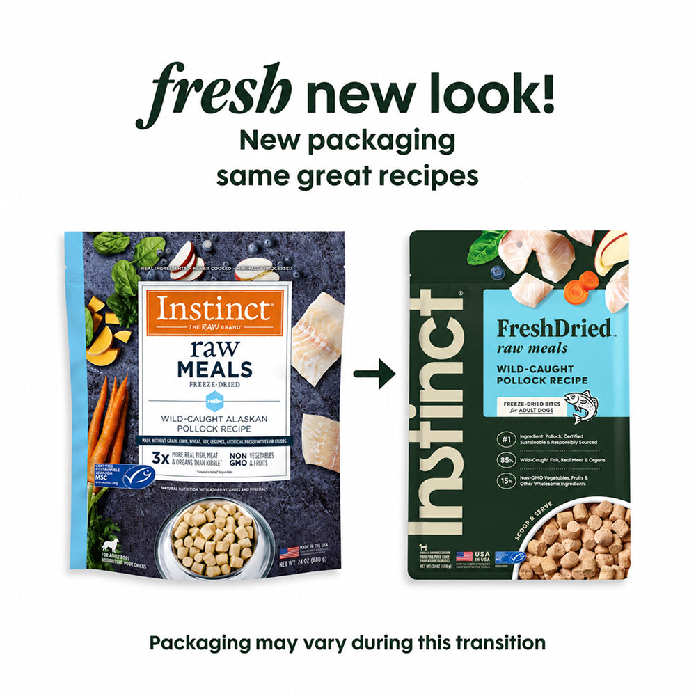 Freeze Dried Raw Meals - Pollock Dog Food