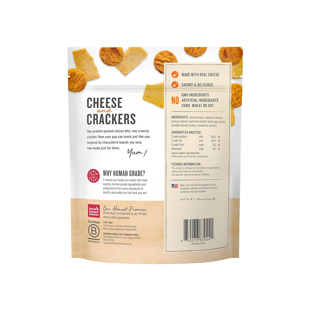 Crackets with Cheddar Cheese & Beef Dog Crunchy Treats