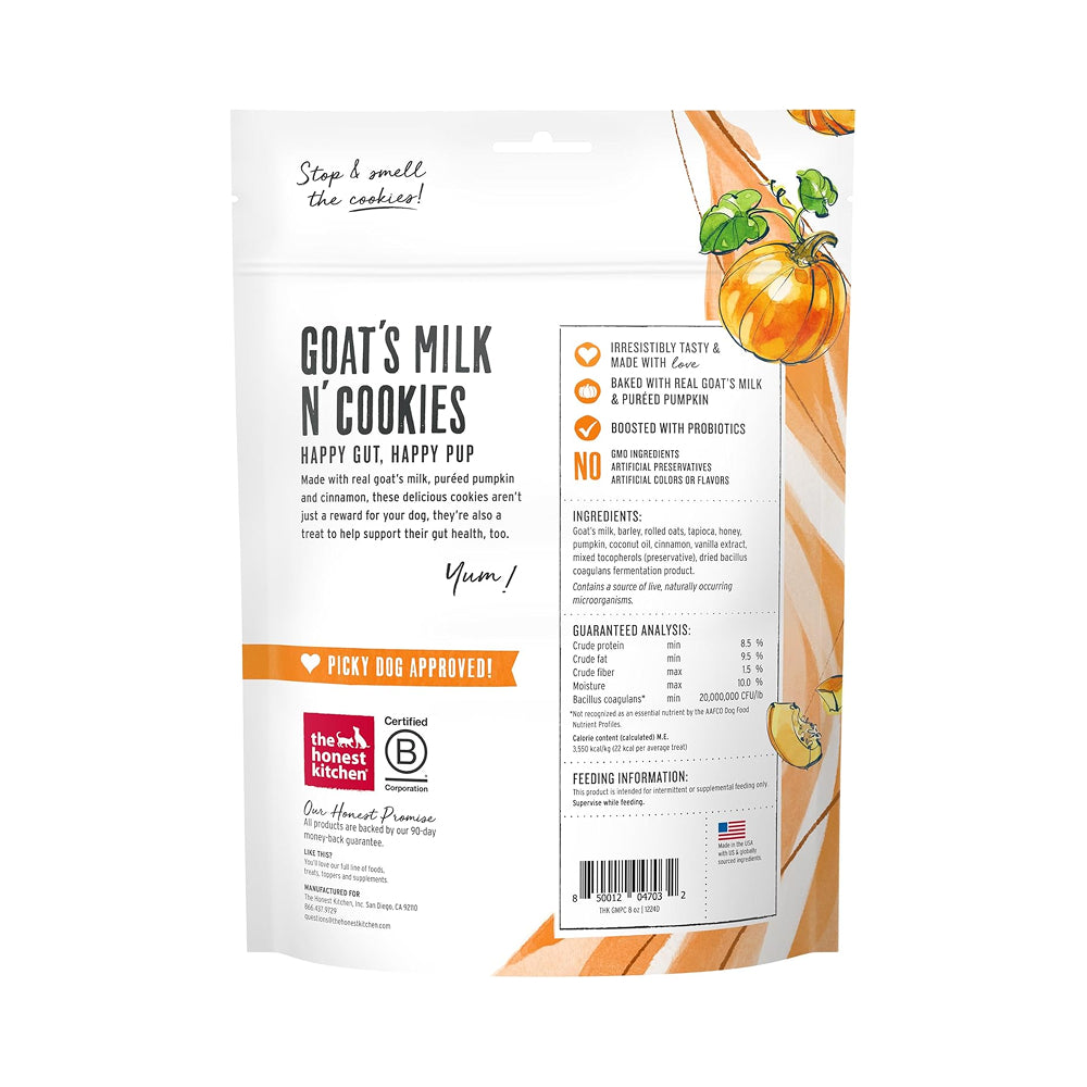Goat Milk Cookie - Slow Baked With Pumpkin & Cunnamon Dog Treats