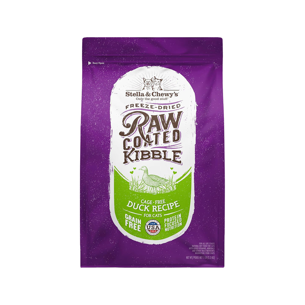Freeze Dried Cage Free Duck Raw Coated Cat Dry Food