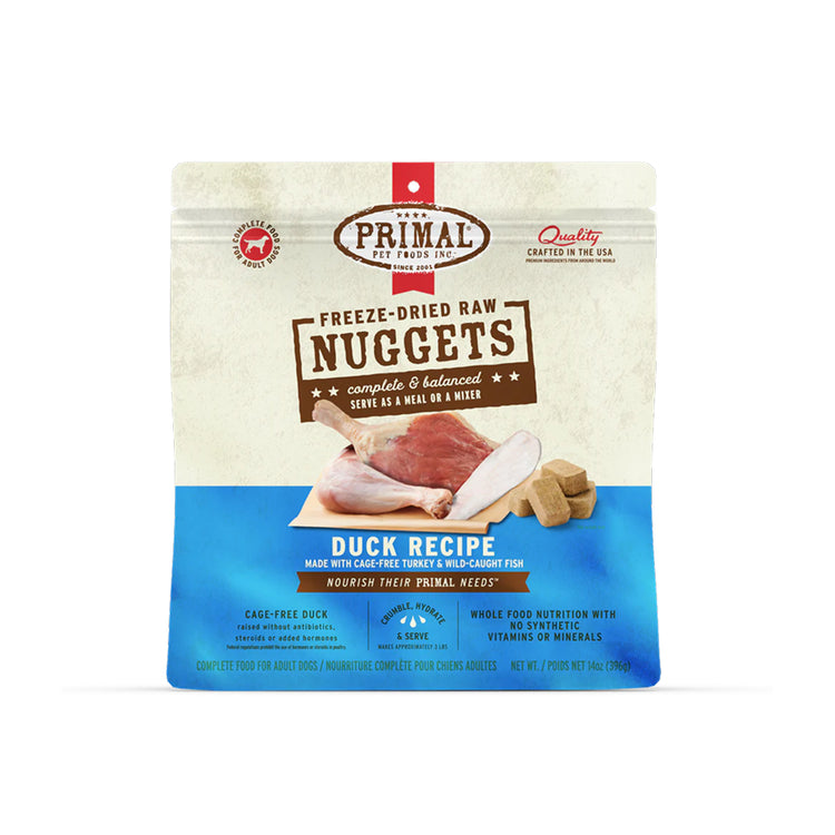 Freeze Dried Duck Nuggets Dog Food