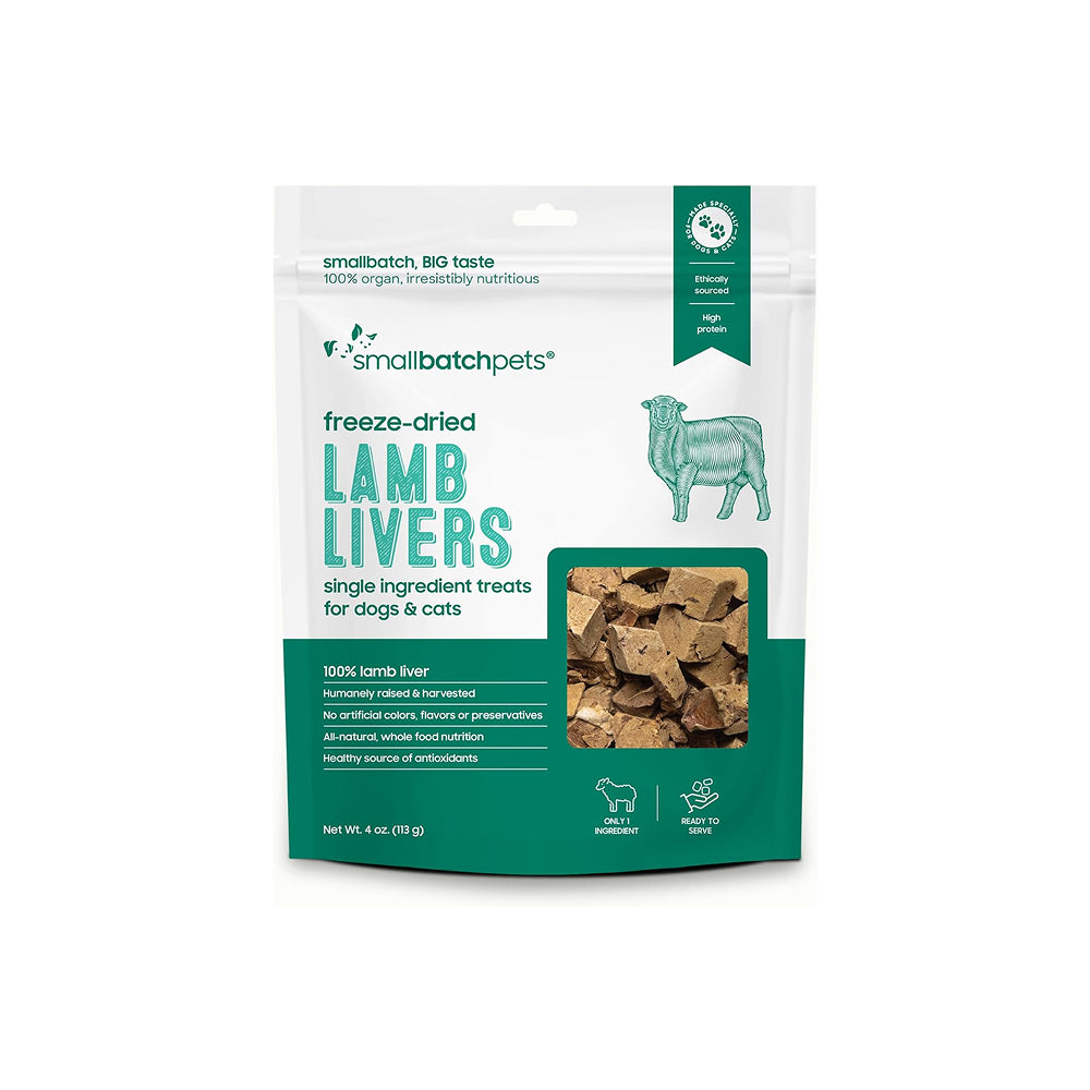 Smallbatch - Freeze Dried Lamb Liver Treats for Dogs & Cats