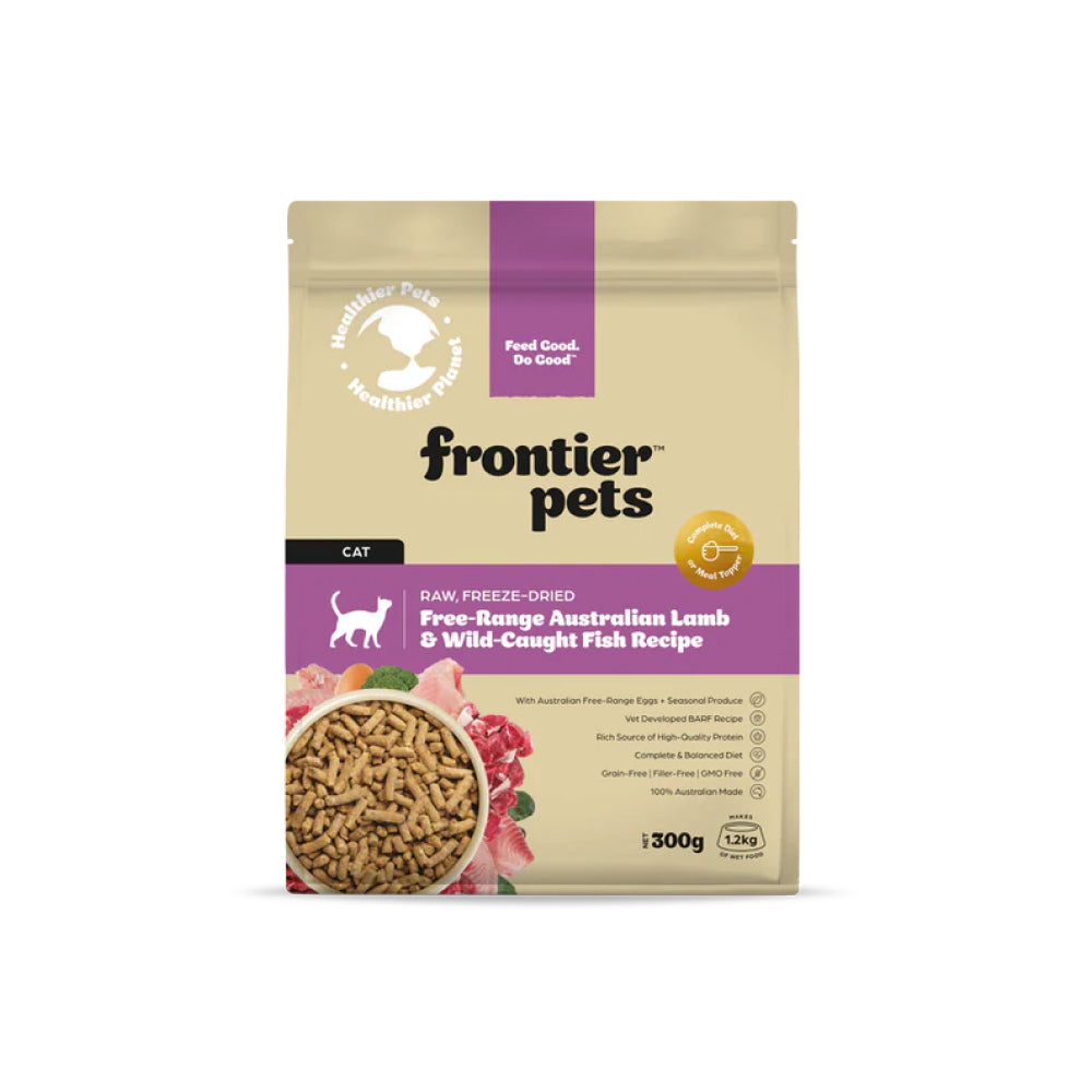 Freeze-Dried Free-Range Grass Fed Lamb & Fish Cat Food