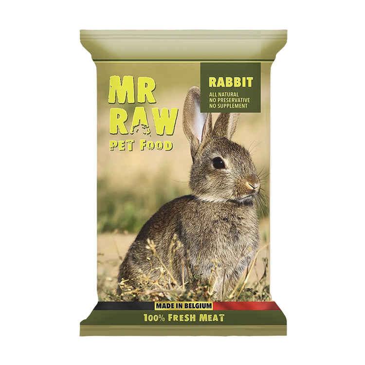 Mr Raw Pet Food Frozen Single Protein Frozen Raw Rabbit Food