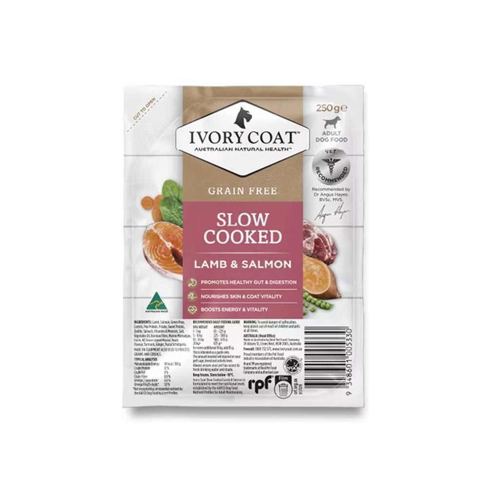 Frozen - Grain Free Slow Cooked Lamb & Salmon for Adult Dog
