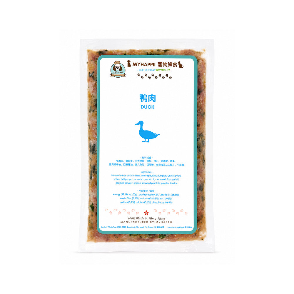 Frozen Fresh Made Grain Free Duck Dog Food
