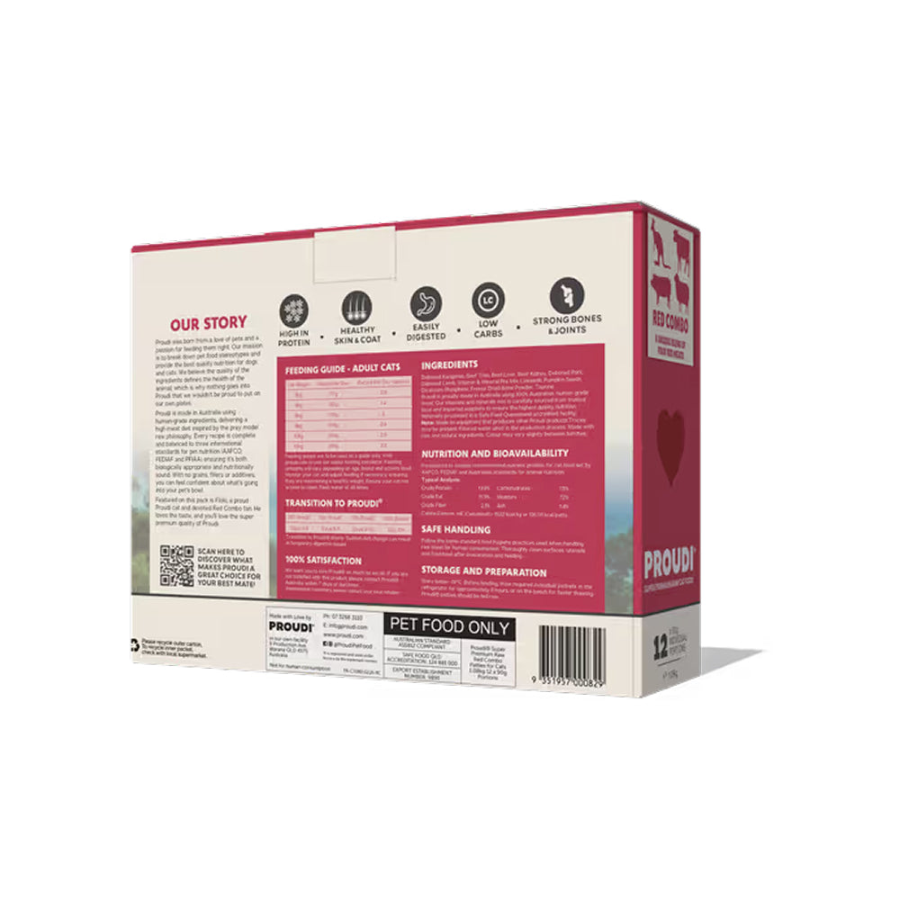Frozen Red Combo Raw Cat Food
