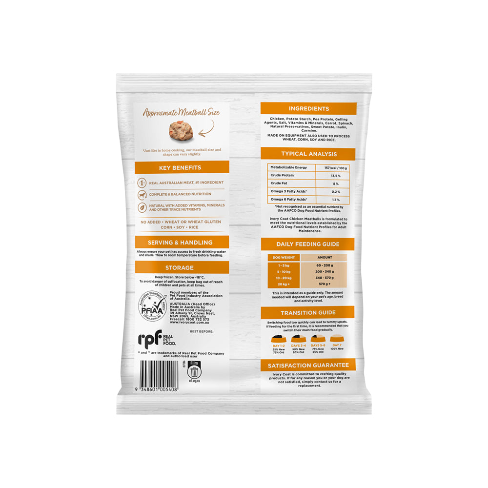 Frozen - Grain Free Chicken Meatballs for Adult Dog