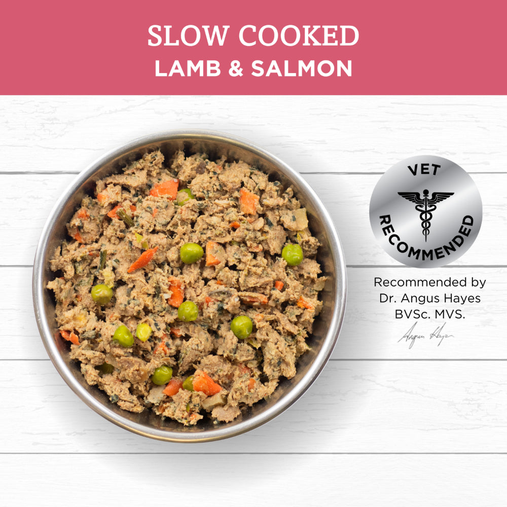 Frozen - Grain Free Slow Cooked Lamb & Salmon for Adult Dog